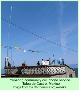 Telephone euipment in Talea de Castro