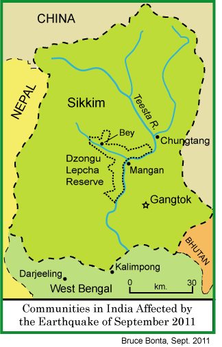 Sikkim map