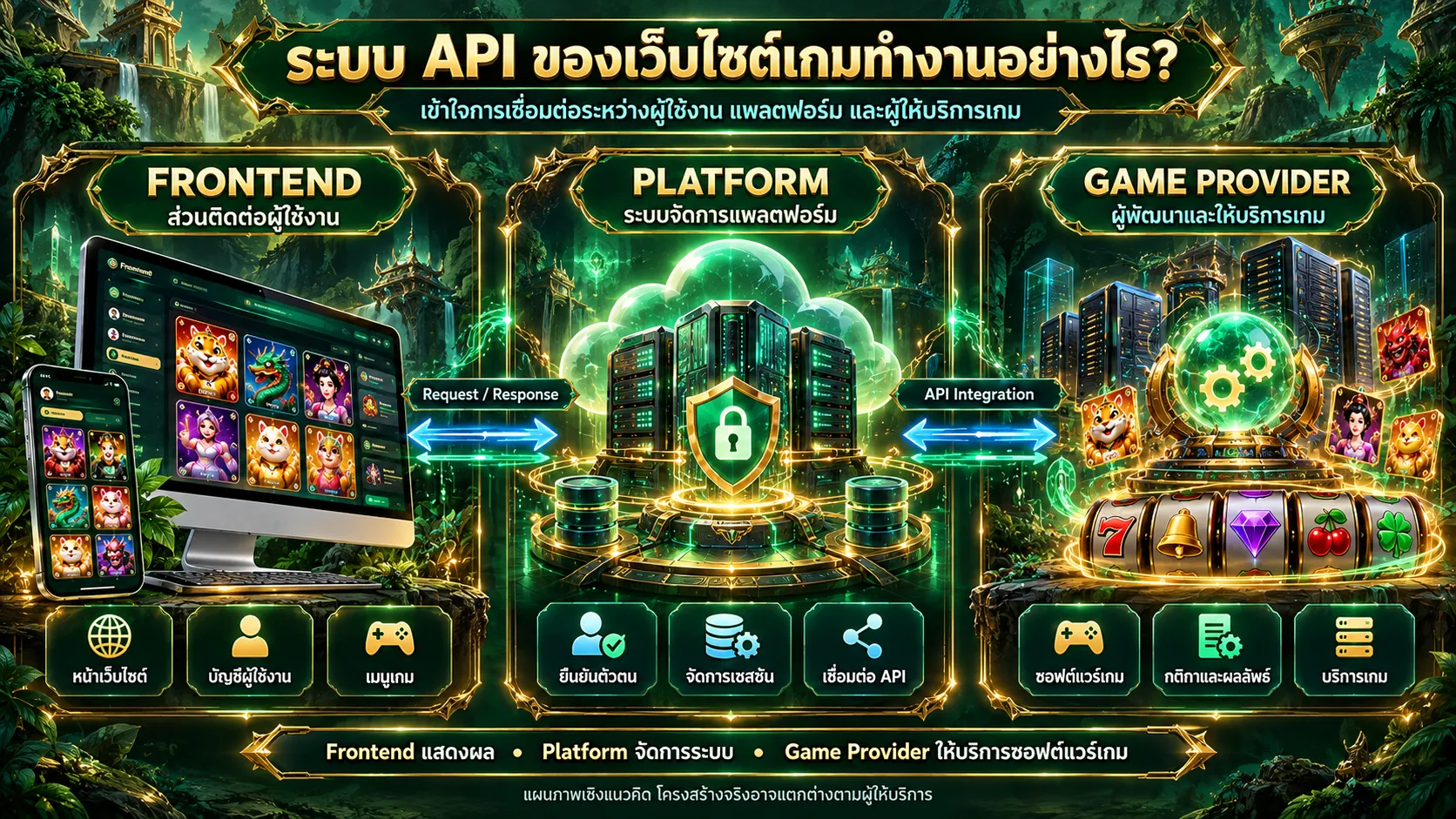 ระบบ API ของเว็บไซต์เกมทำงานอย่างไร